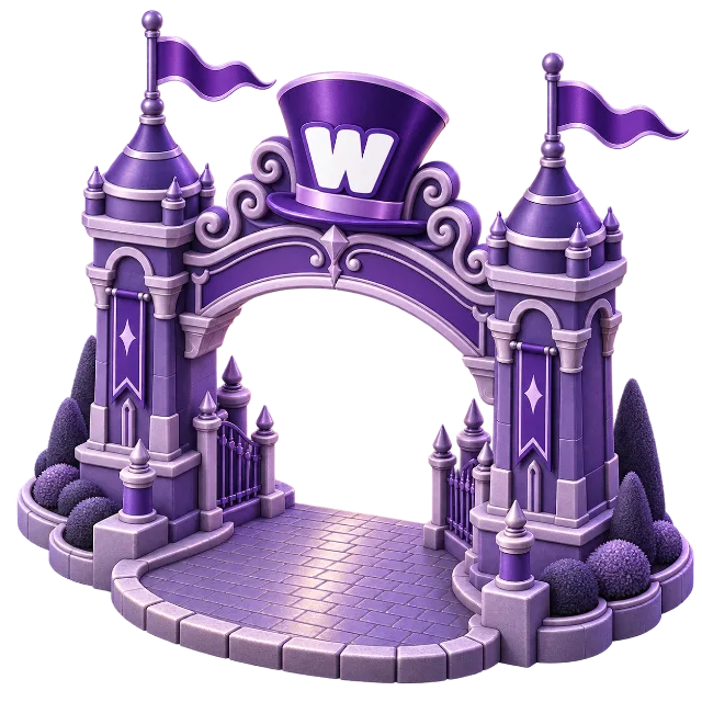 Theme park entrance