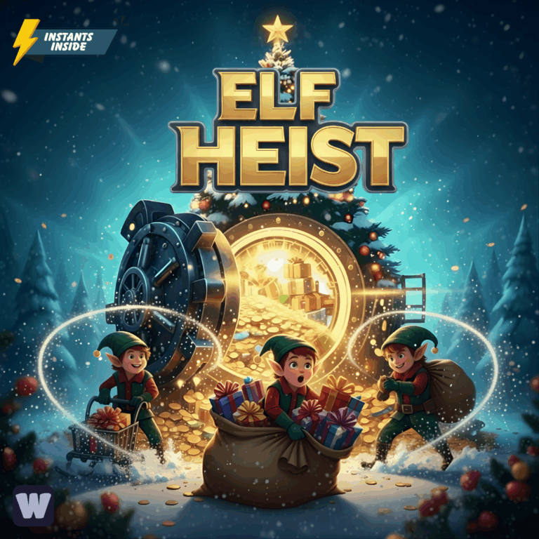 Elves stealing from a xmas vault